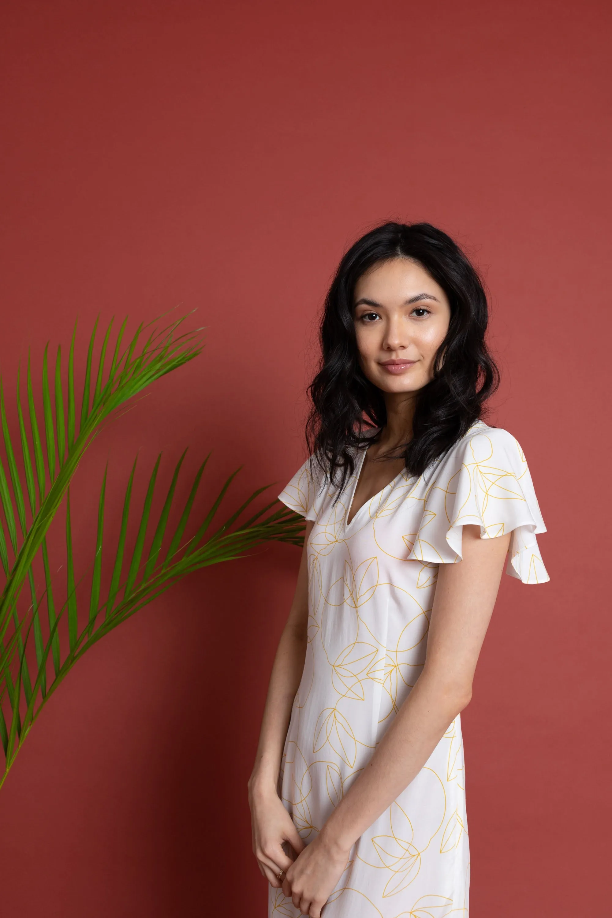 Rosa Dress in Limone