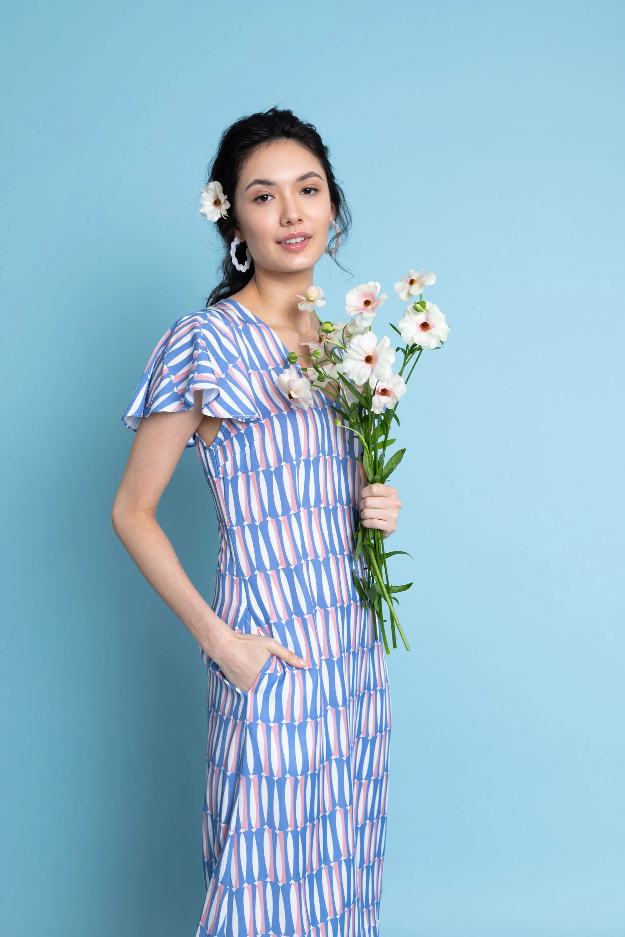 Rosa Dress in Sardine