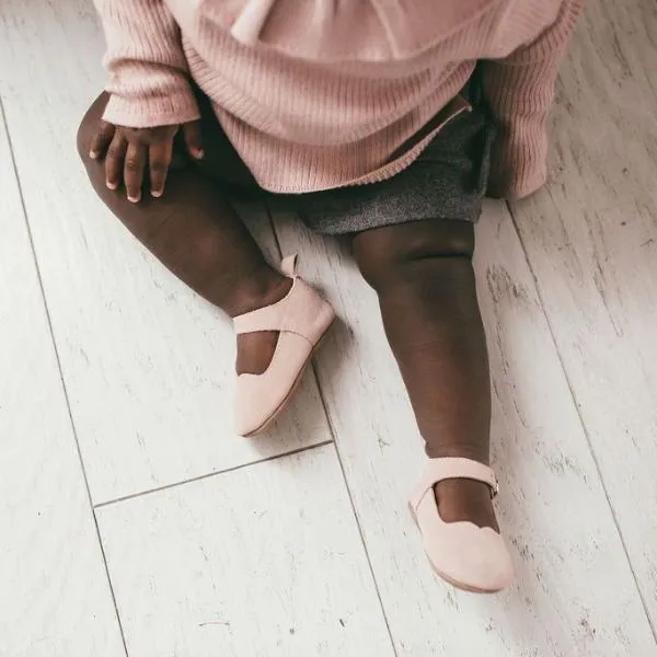 Rose Suede - Mary Jane - US Size 1-4 - Soft Sole