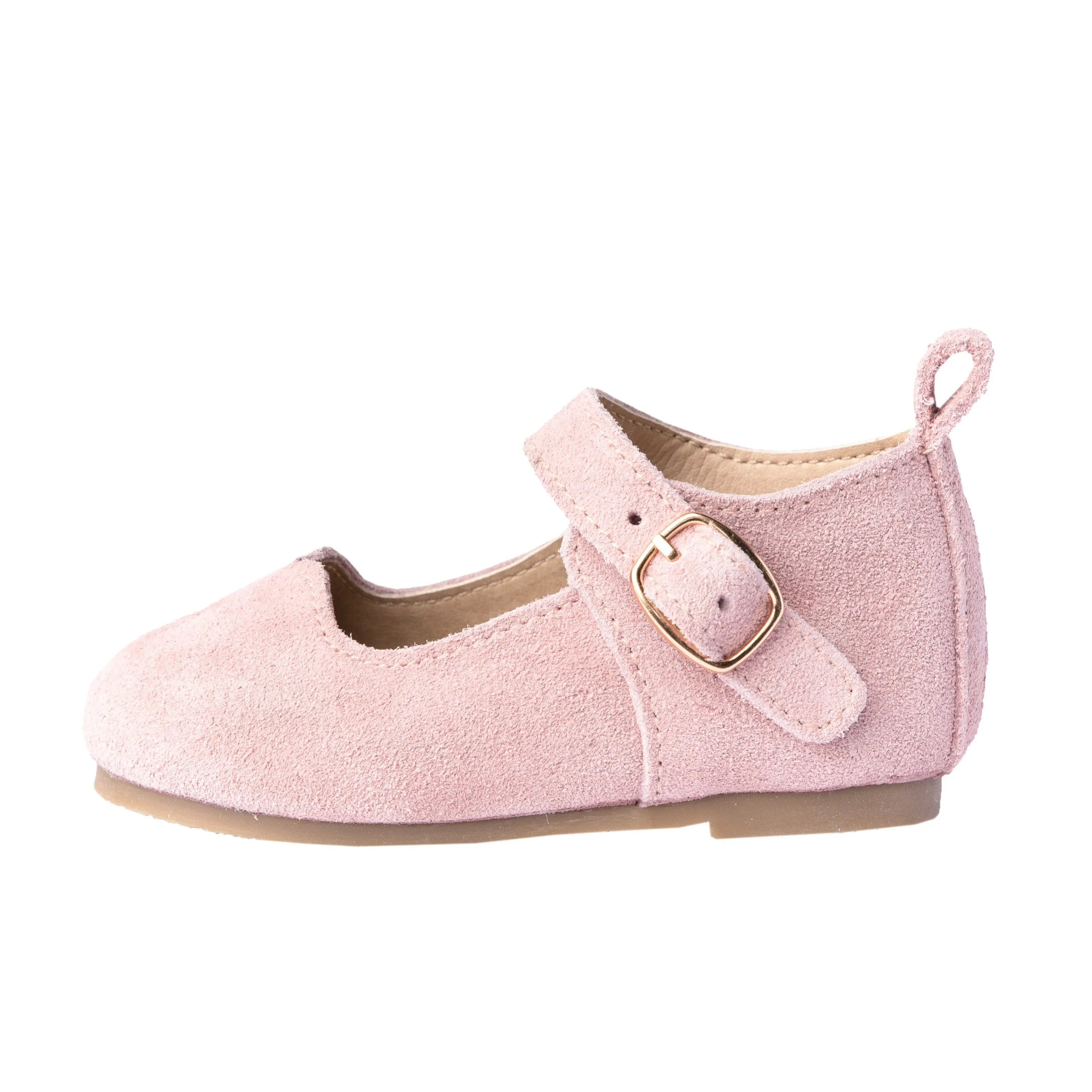 Rose Suede - Mary Jane - US Size 5-8 - Hard Sole