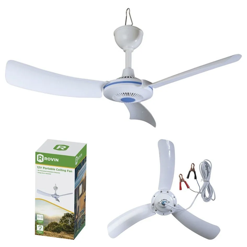 ROVIN 12V PORTABLE CEILING FAN