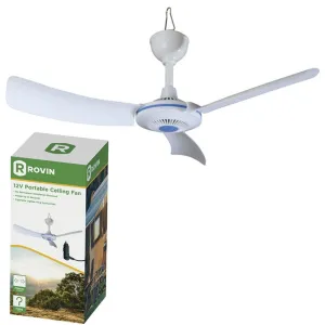 ROVIN 12V PORTABLE CEILING FAN