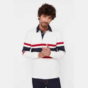 Rugby Full Sleeves Polo Shirt - White