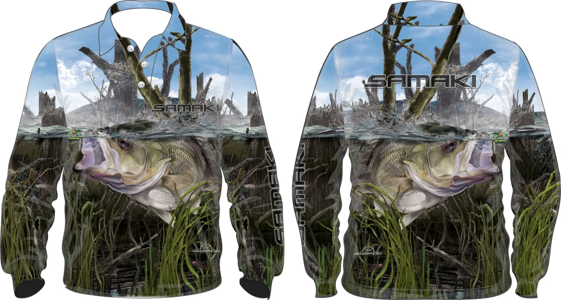 Samaki Aussie Bass Shirt - Kids