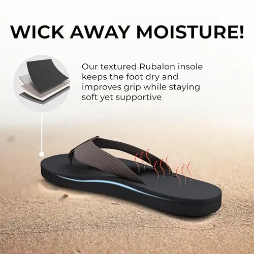 Scott Hawaii Makaha Flip Flop | Custom Molded Outsole with Arch Support | Podiatrist Recommended