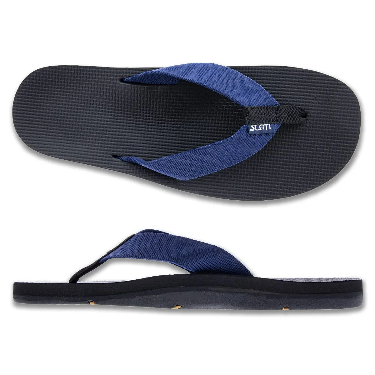 Scott Hawaii Makaha Flip Flop | Custom Molded Outsole with Arch Support | Podiatrist Recommended