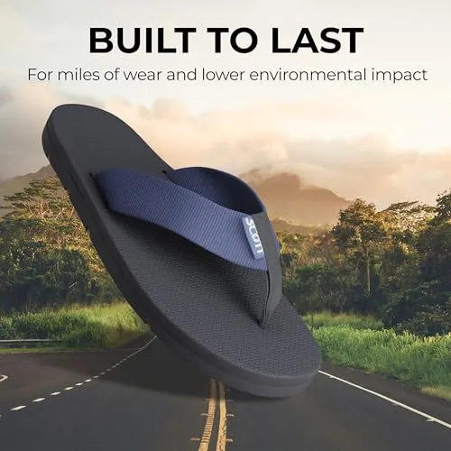 Scott Hawaii Makaha Flip Flop | Custom Molded Outsole with Arch Support | Podiatrist Recommended