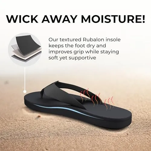 Scott Hawaii Makaha Flip Flop | Custom Molded Outsole with Arch Support | Podiatrist Recommended
