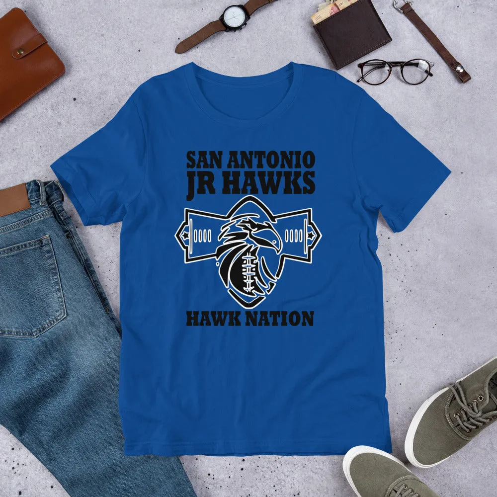 Shirt ~ Jr Hawks Football Field Short-Sleeve Unisex