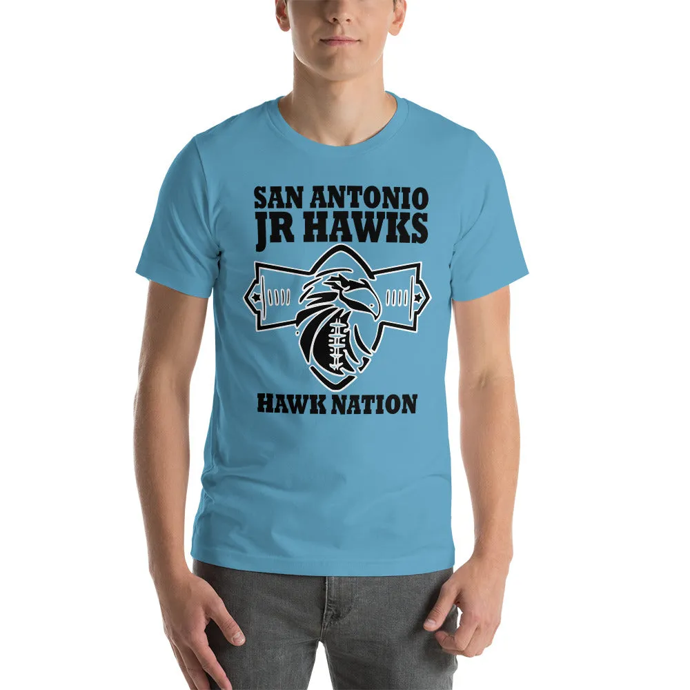 Shirt ~ Jr Hawks Football Field Short-Sleeve Unisex