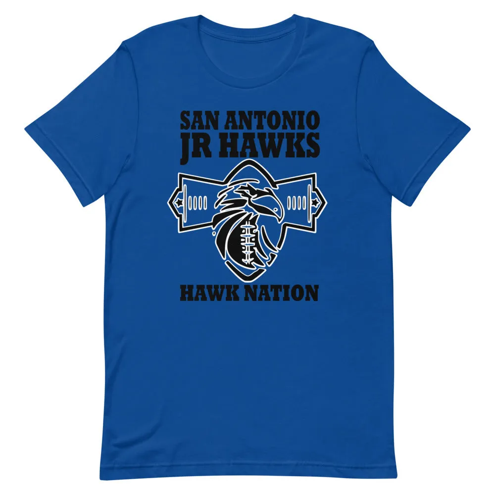 Shirt ~ Jr Hawks Football Field Short-Sleeve Unisex