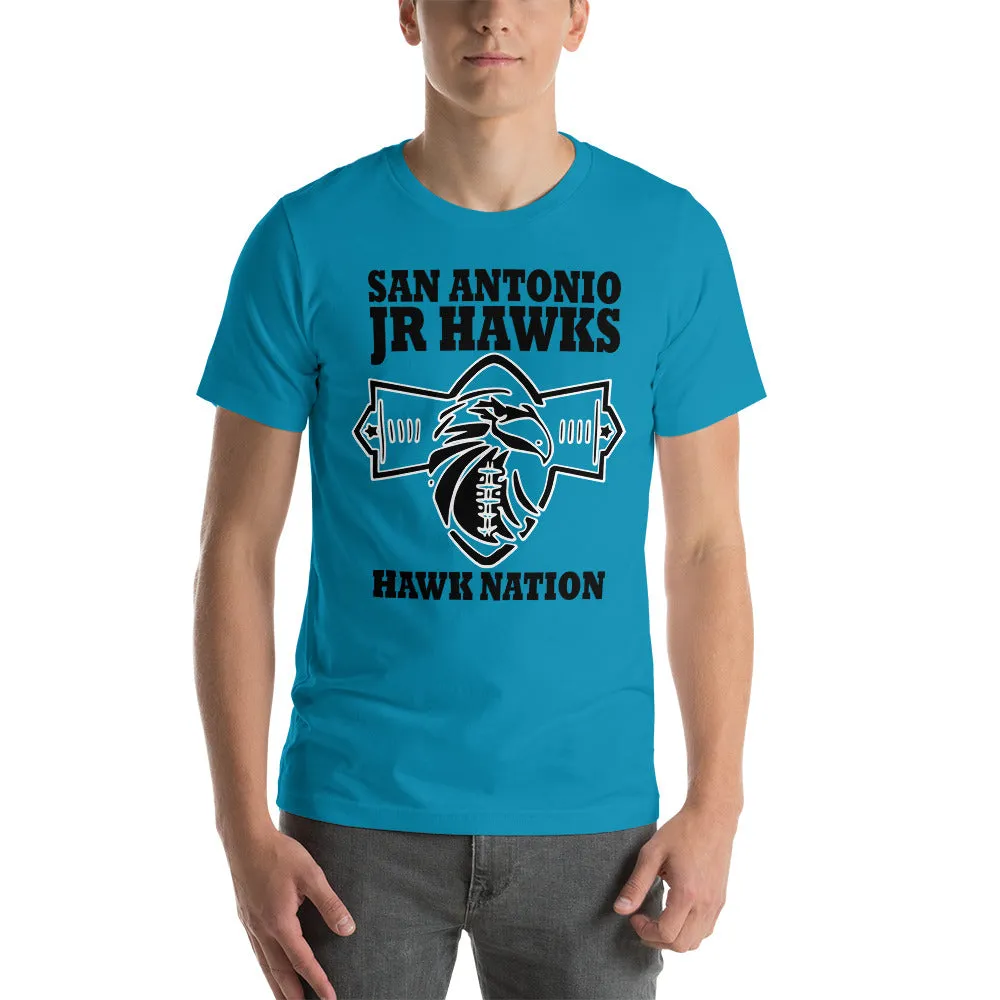Shirt ~ Jr Hawks Football Field Short-Sleeve Unisex
