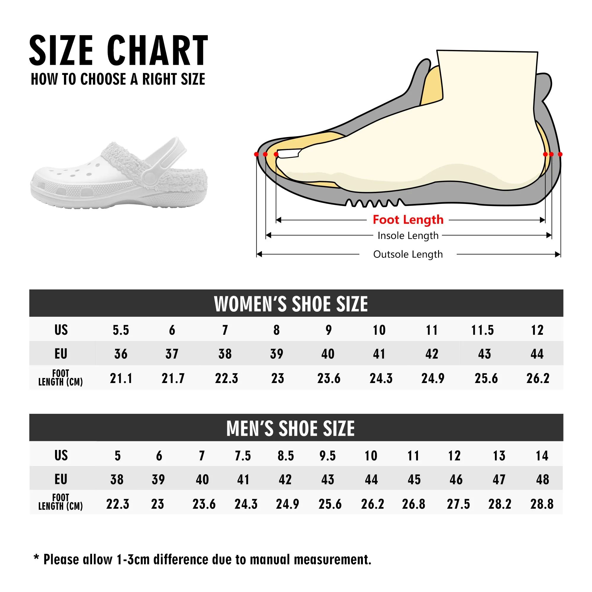 Shoes Adults Warm Winter Fur Lined Slippers