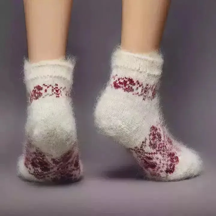 Siberia Spirit Winter Rosette Low Socks