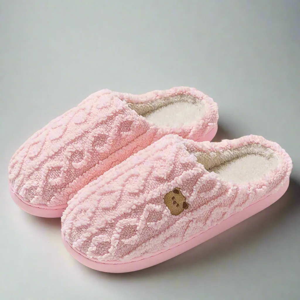 Skyla Teddy Bear Slippers