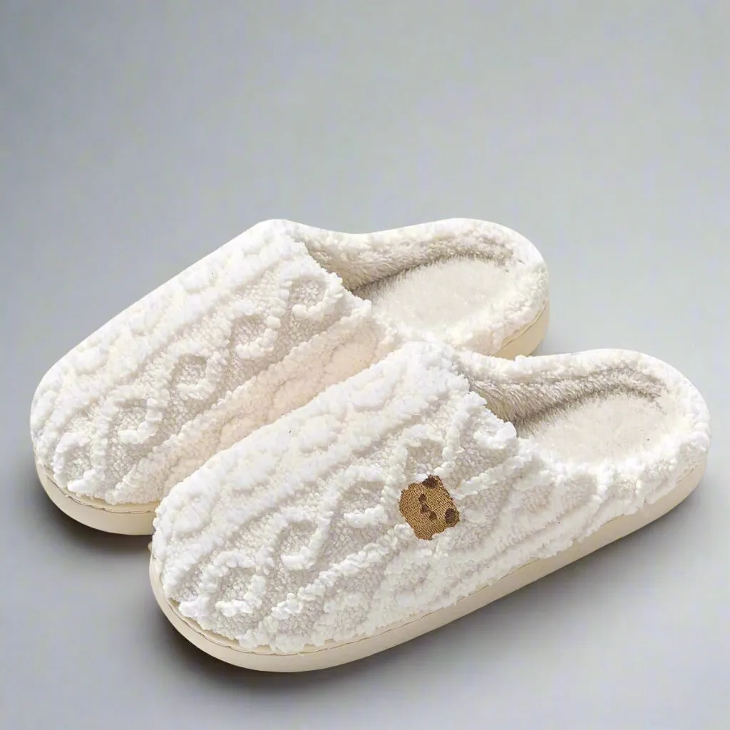 Skyla Teddy Bear Slippers