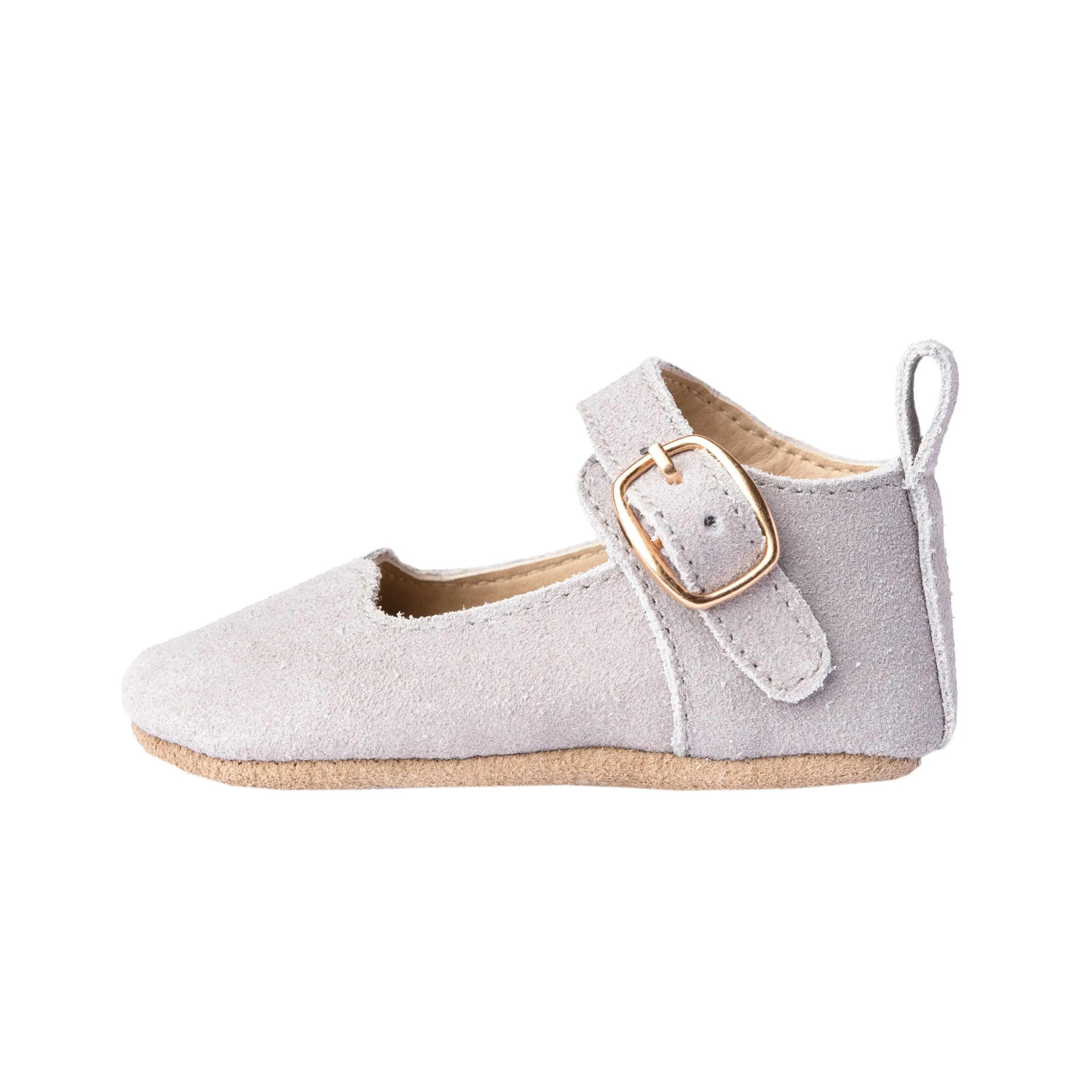 Slate Suede - Mary Jane - US Size 1-4 - Soft Sole