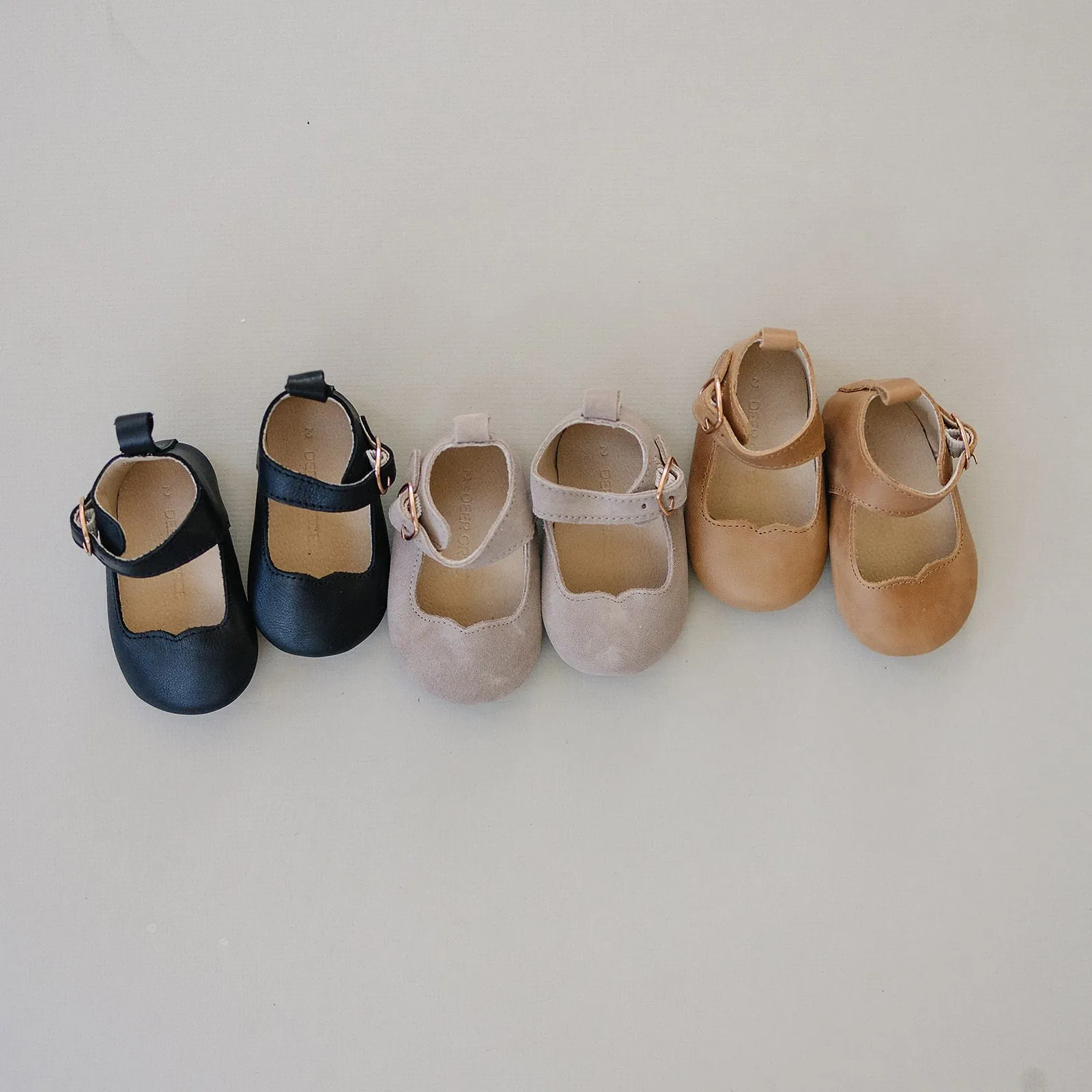 Slate Suede - Mary Jane - US Size 5-8 - Hard Sole