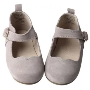 Slate Suede - Mary Jane - US Size 5-8 - Hard Sole