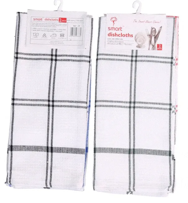 Smart Terry  Dish Cloth 2 Piece