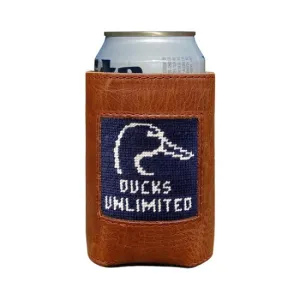 SMATHERS & BRANSON DUCKS UNLIMITED NEEDLEPOINT CAN COOLER