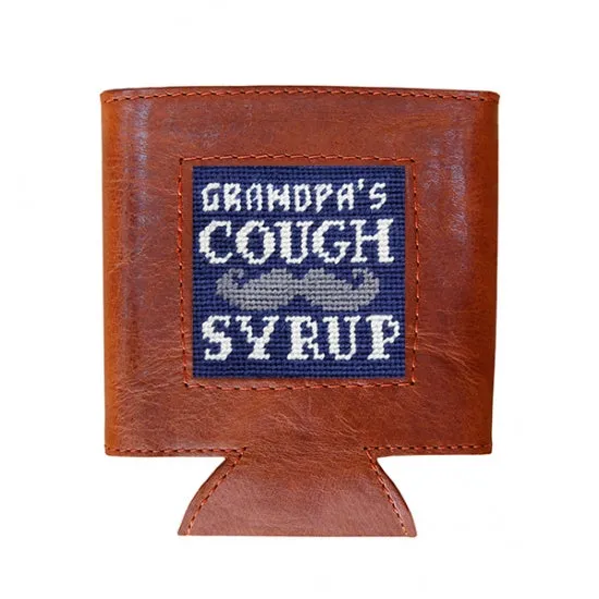 SMATHERS & BRANSON GRANDPA'S COUGH SYRUP NEEDLEPOINT CAN COOLER