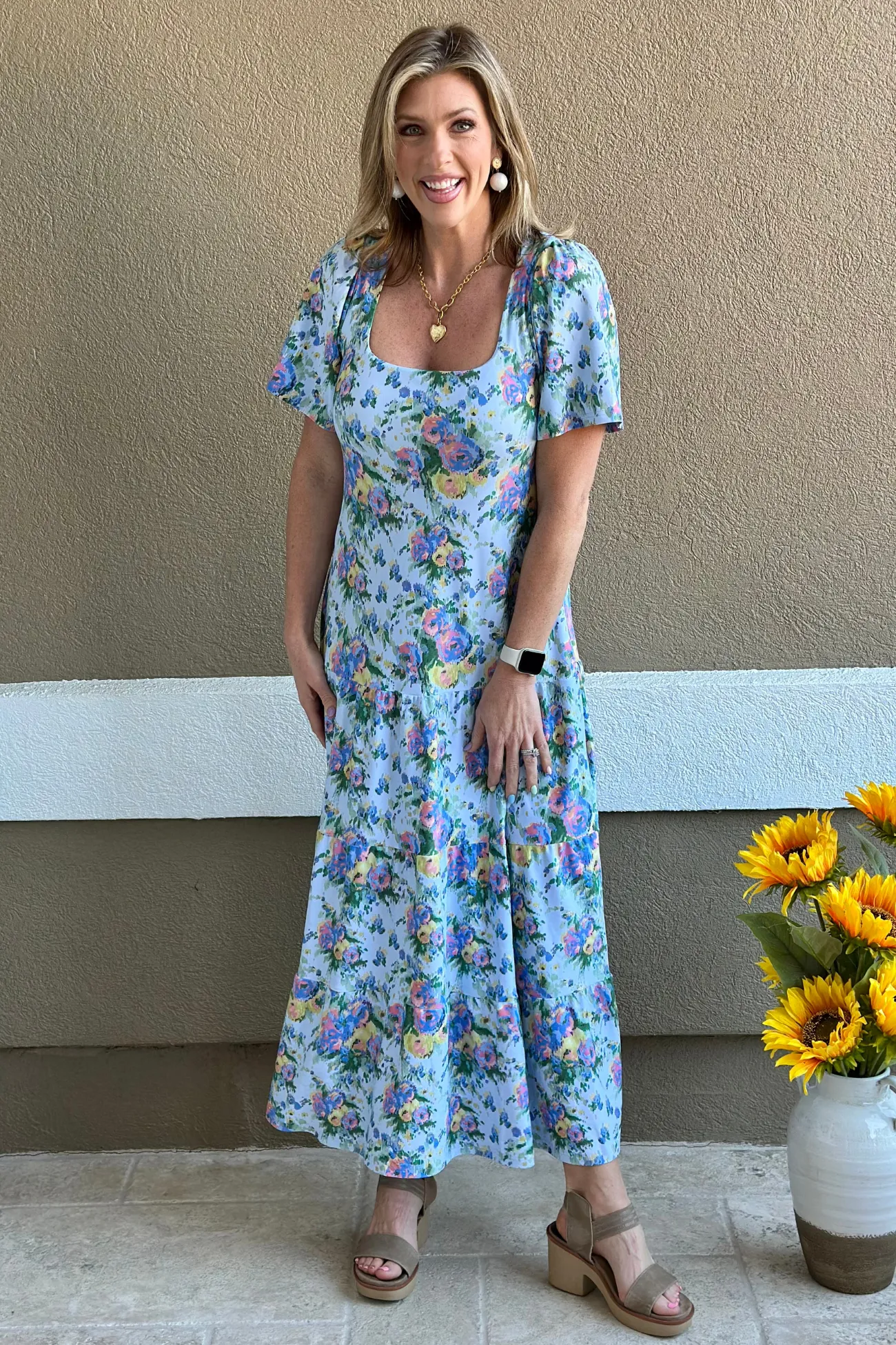 Smith & Quinn Coastal Ikat Lane Maxi Dress