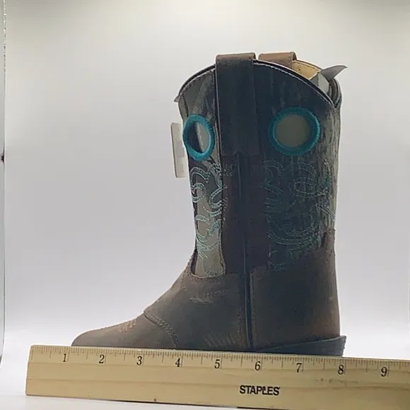 Smoky Mountain Boots, Kids 8.5, Sedona, Brown Camo/Blue  NEW