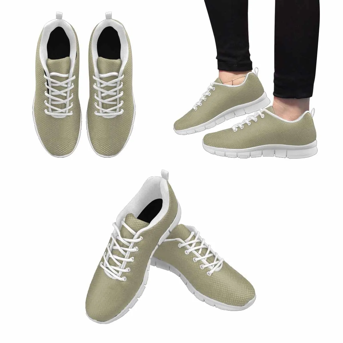 Sneakers for Men - Dark Sage Green - Running Shoes by inQue.Style