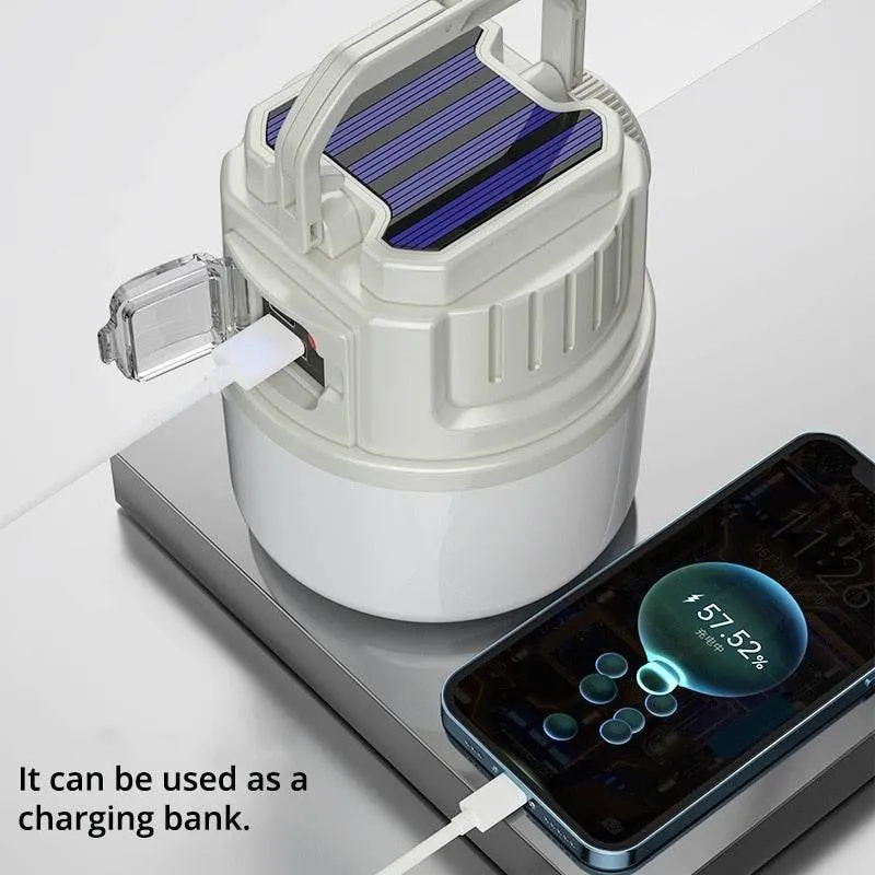 Solar Rechargeable Camping Lantern - Outdoor LED Explorer Light