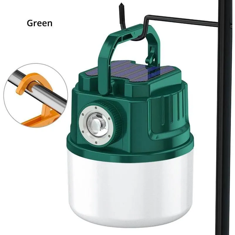 Solar Rechargeable Camping Lantern - Outdoor LED Explorer Light