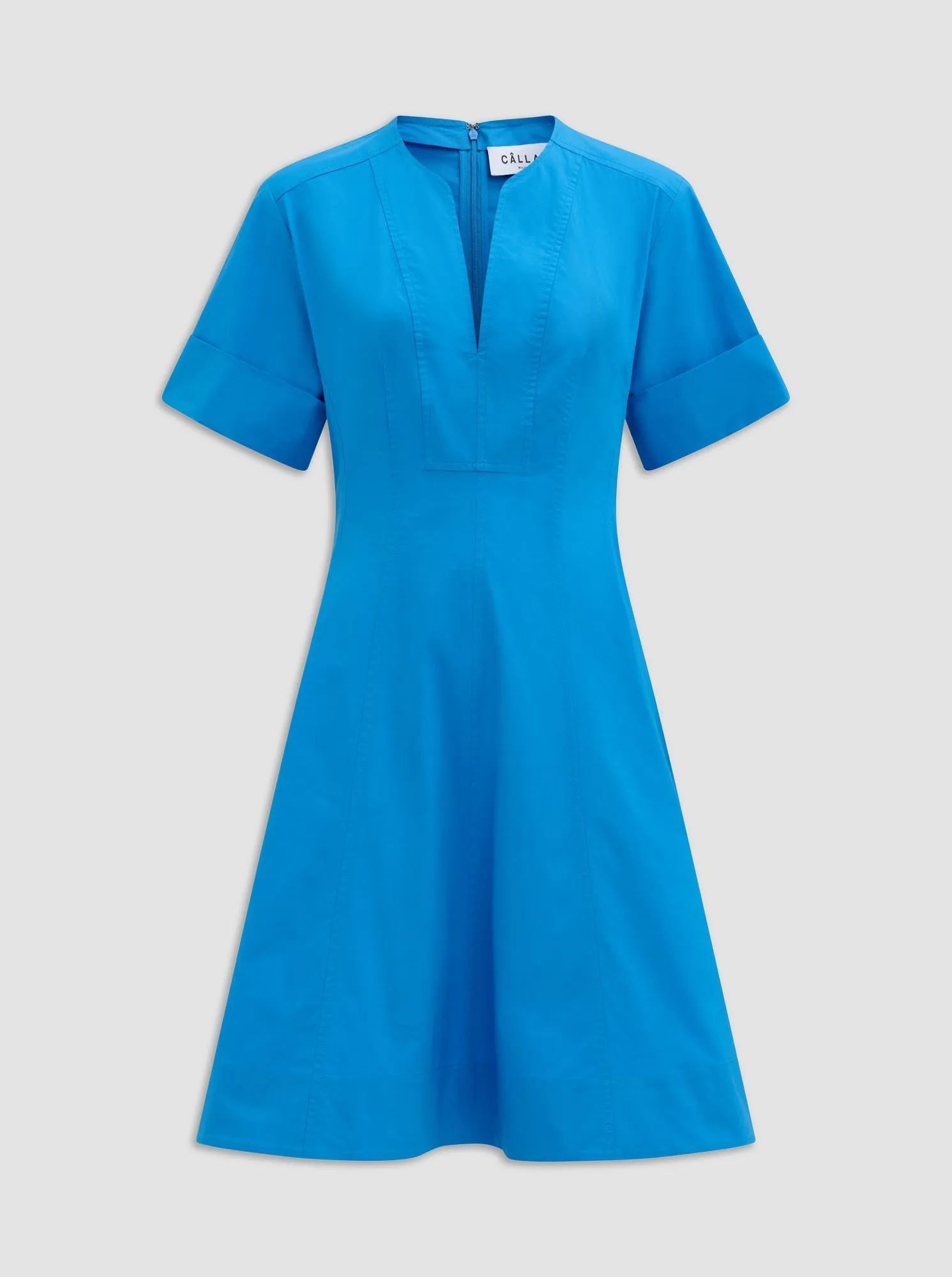 SORA Flared dress Blue Sea