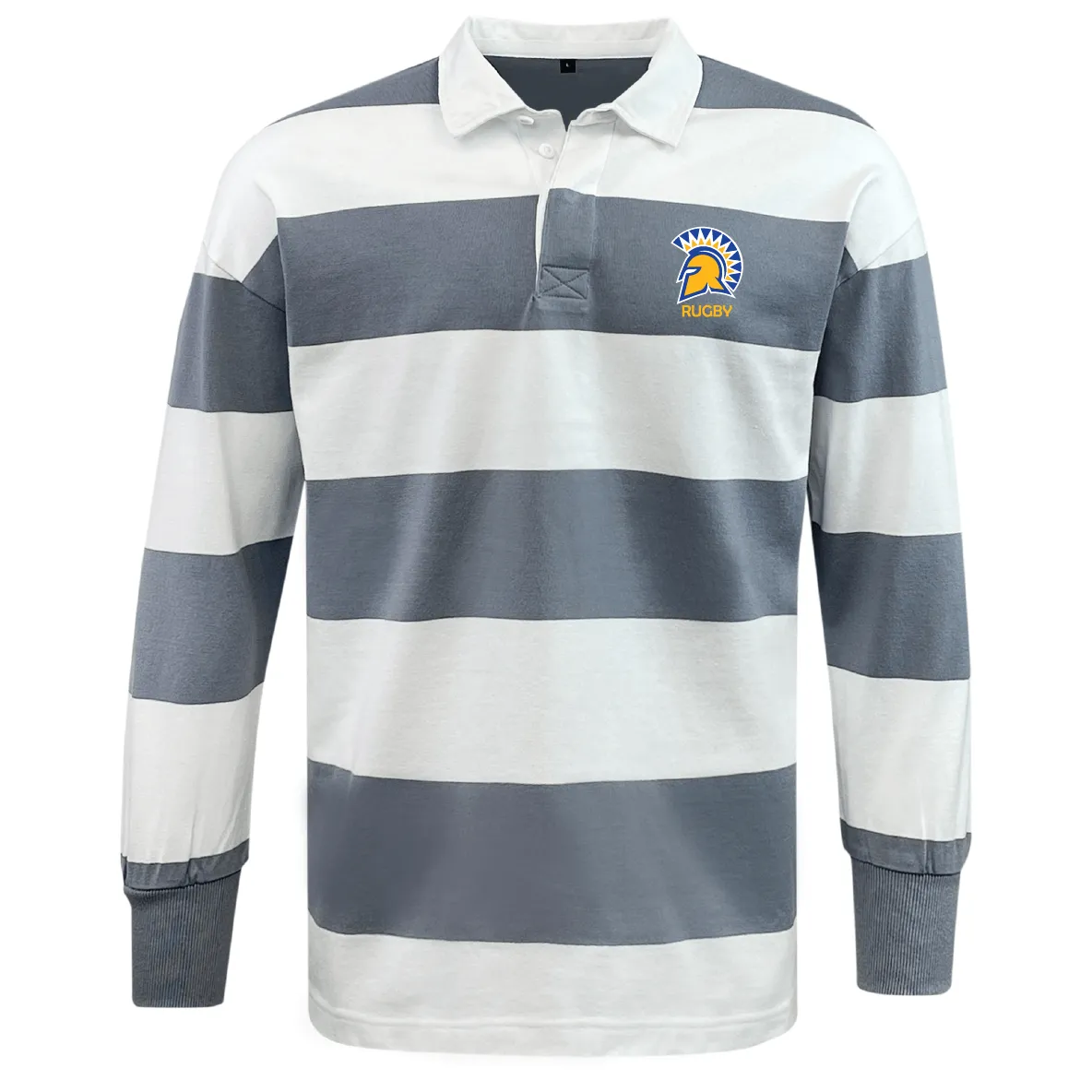 Spartan Rugby Classic Long Sleeve Hooped Rugby Jersey