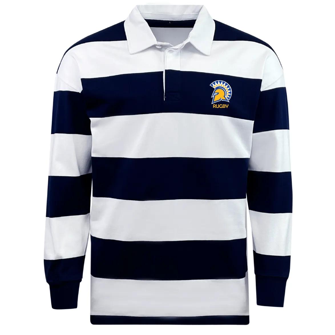 Spartan Rugby Classic Long Sleeve Hooped Rugby Jersey