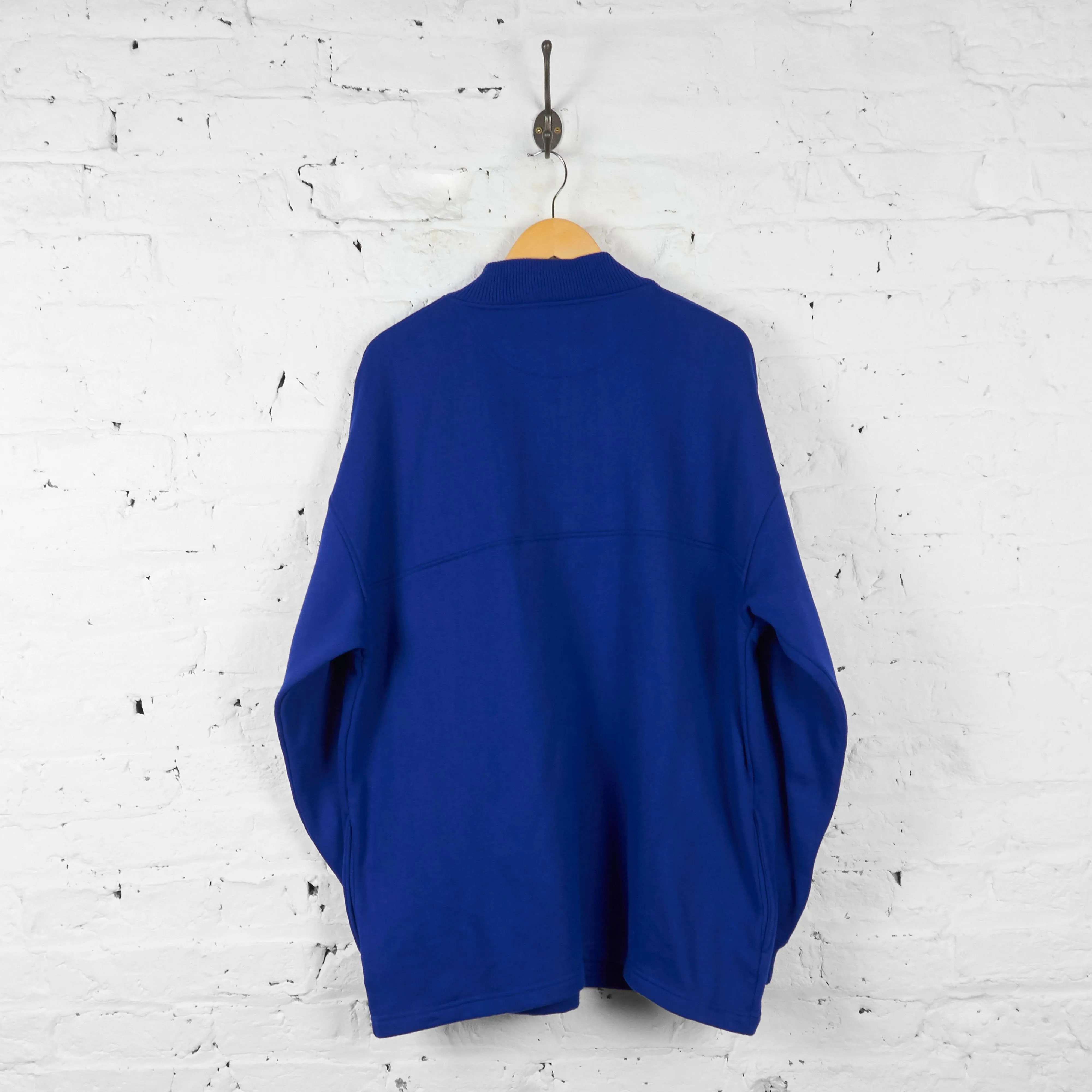 St Louis Rams American Football 1/4 Zip Sweatshirt - Blue - XL