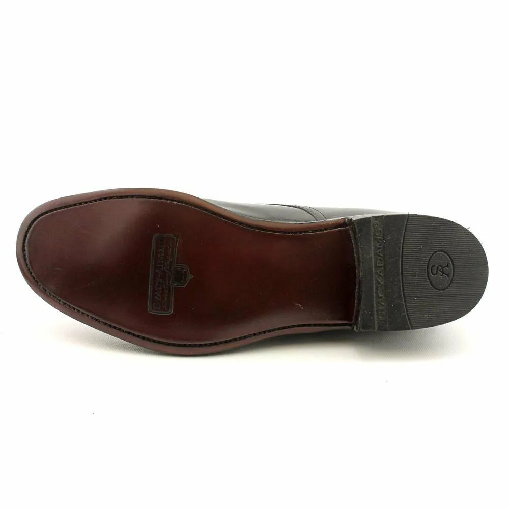 STACY ADAMS Madison (Cap Toe) Black 9 E - Wide - Very Good