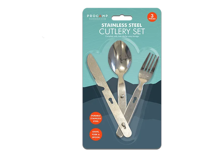 Stainless Steel Cutlery | Set 3pc