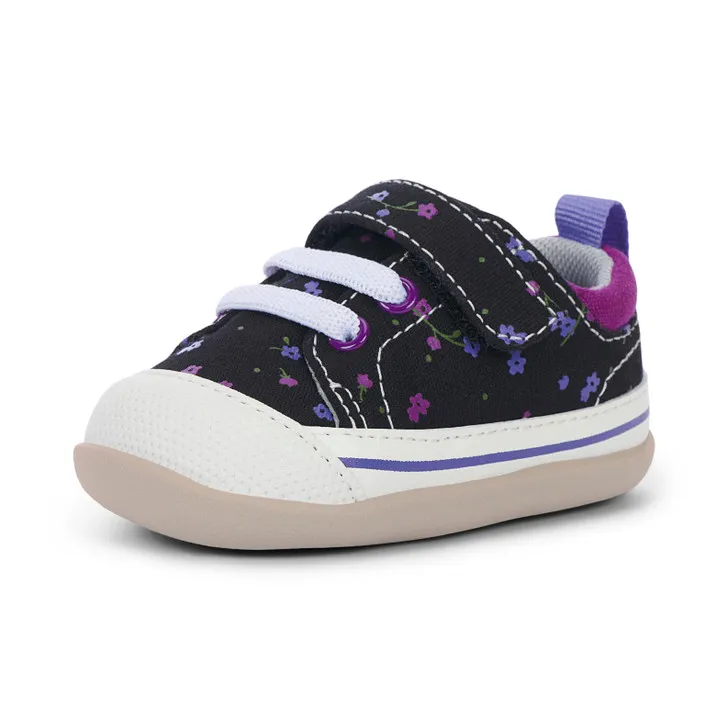 Stevie II (First Walker) Black Floral