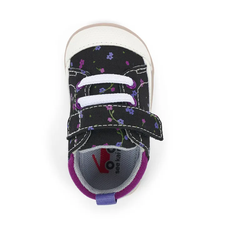 Stevie II (First Walker) Black Floral