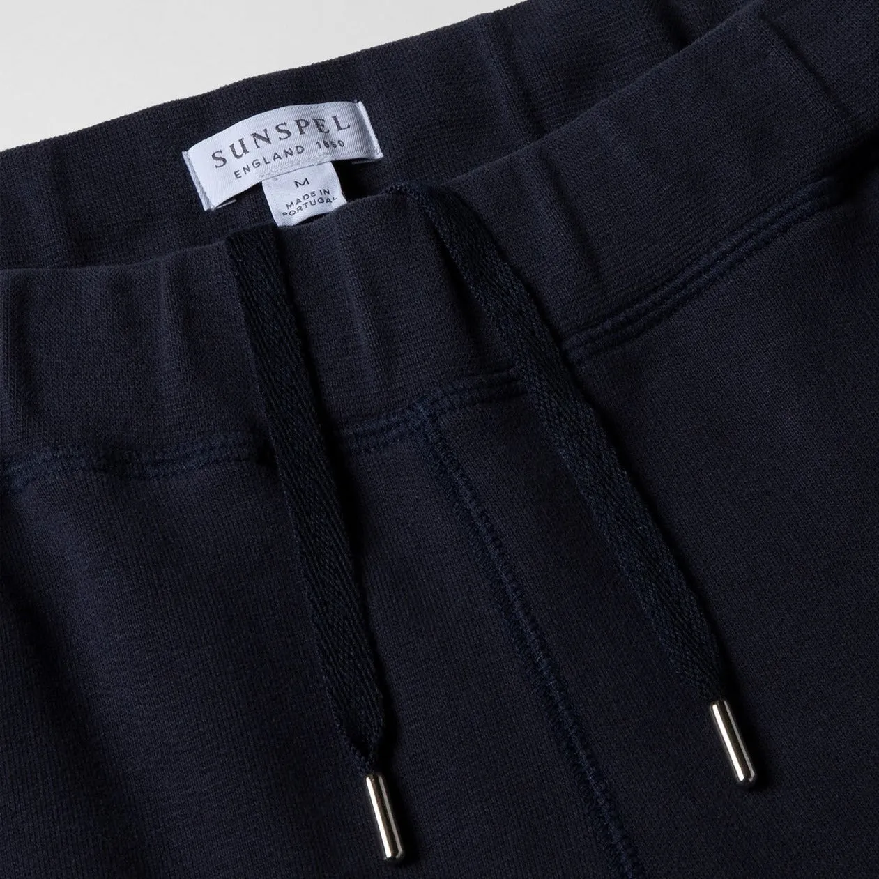 Sunspel Loopback Track Shorts Navy