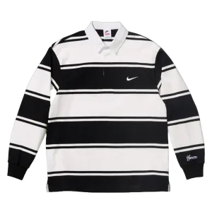 Supreme x Nike Stripe Rugby 'Black White'