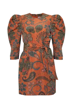Sutton Dress in Mandarin Ikat