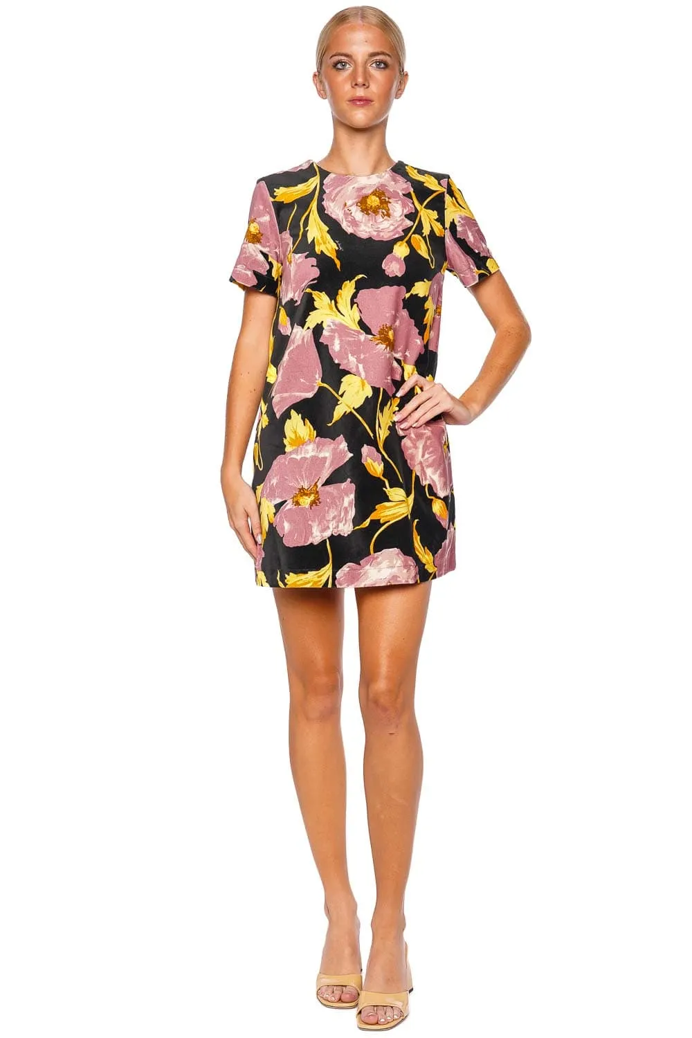Sylph Velvet Swing Mini Dress
