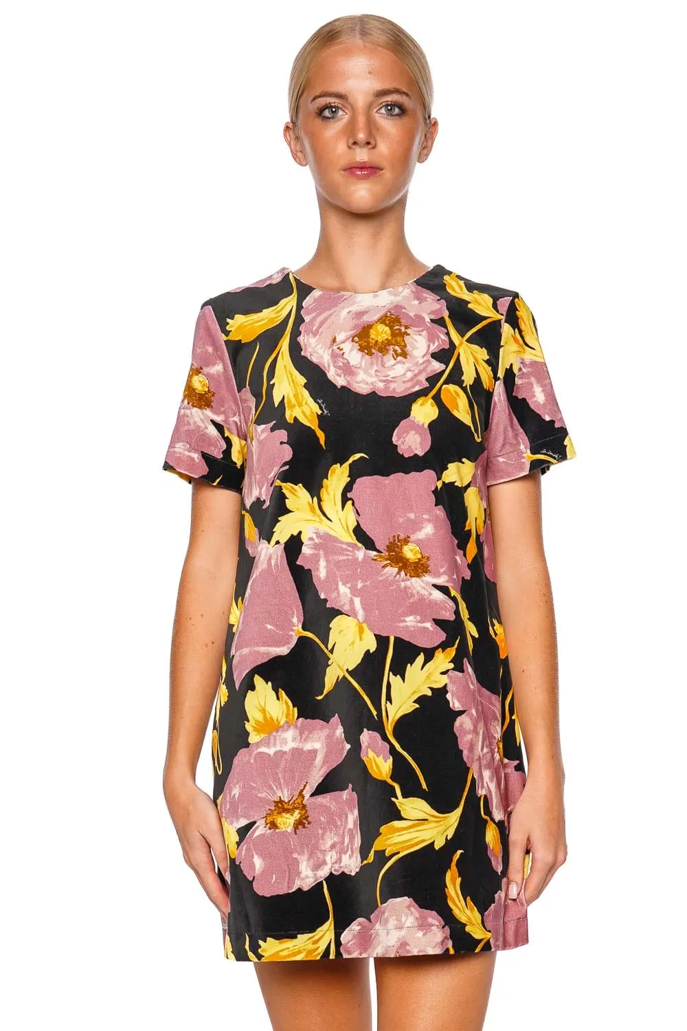 Sylph Velvet Swing Mini Dress
