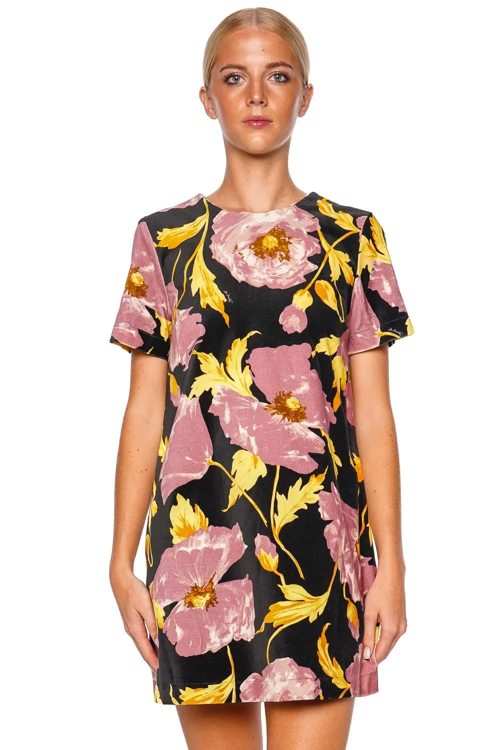 Sylph Velvet Swing Mini Dress