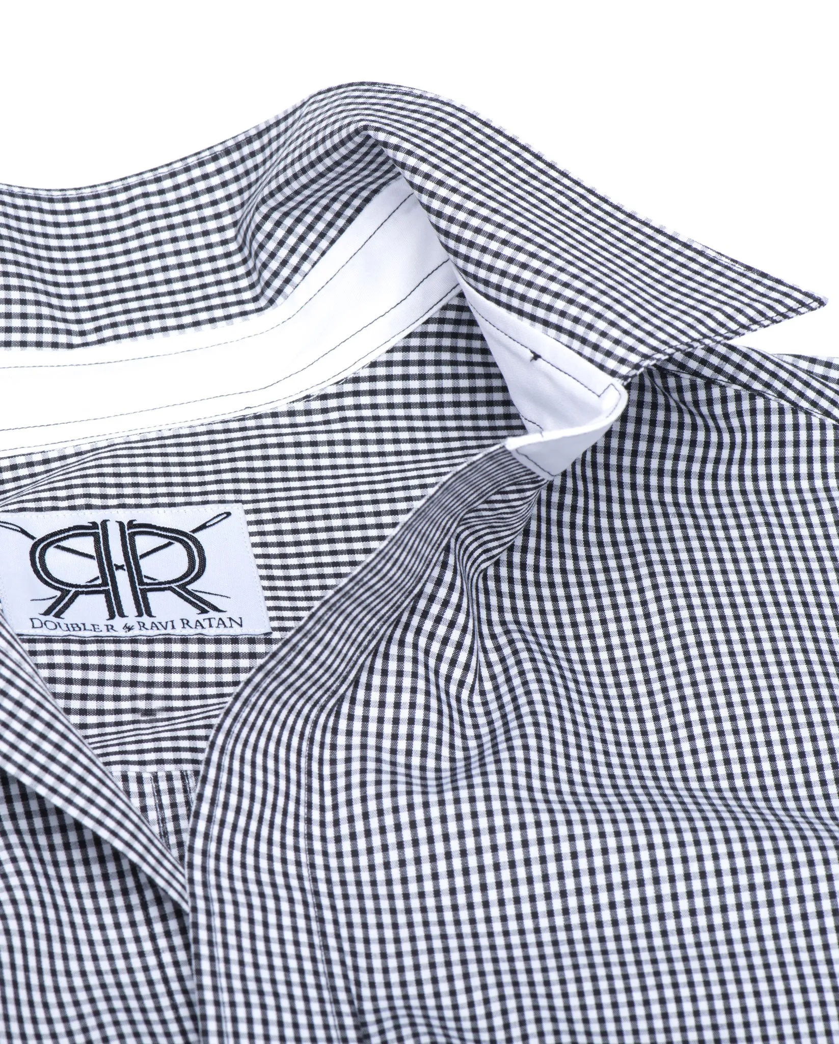 Tailored - Black and White Gingham Check
