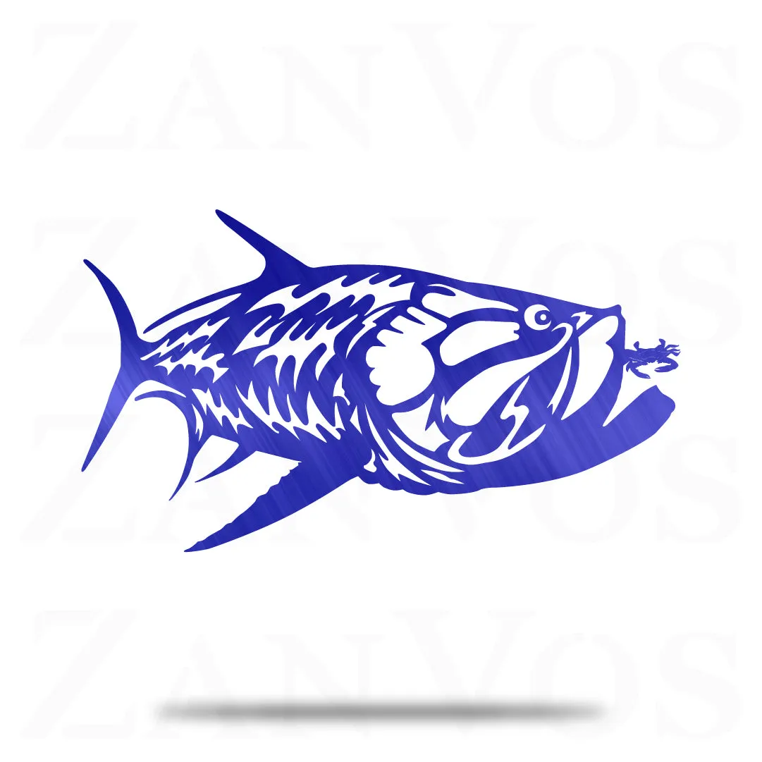 Tarpon Chasing Crab