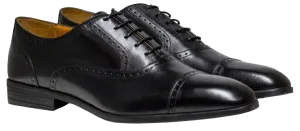 Ted Baker Dress Black Cap-Toe Shoe Davyde