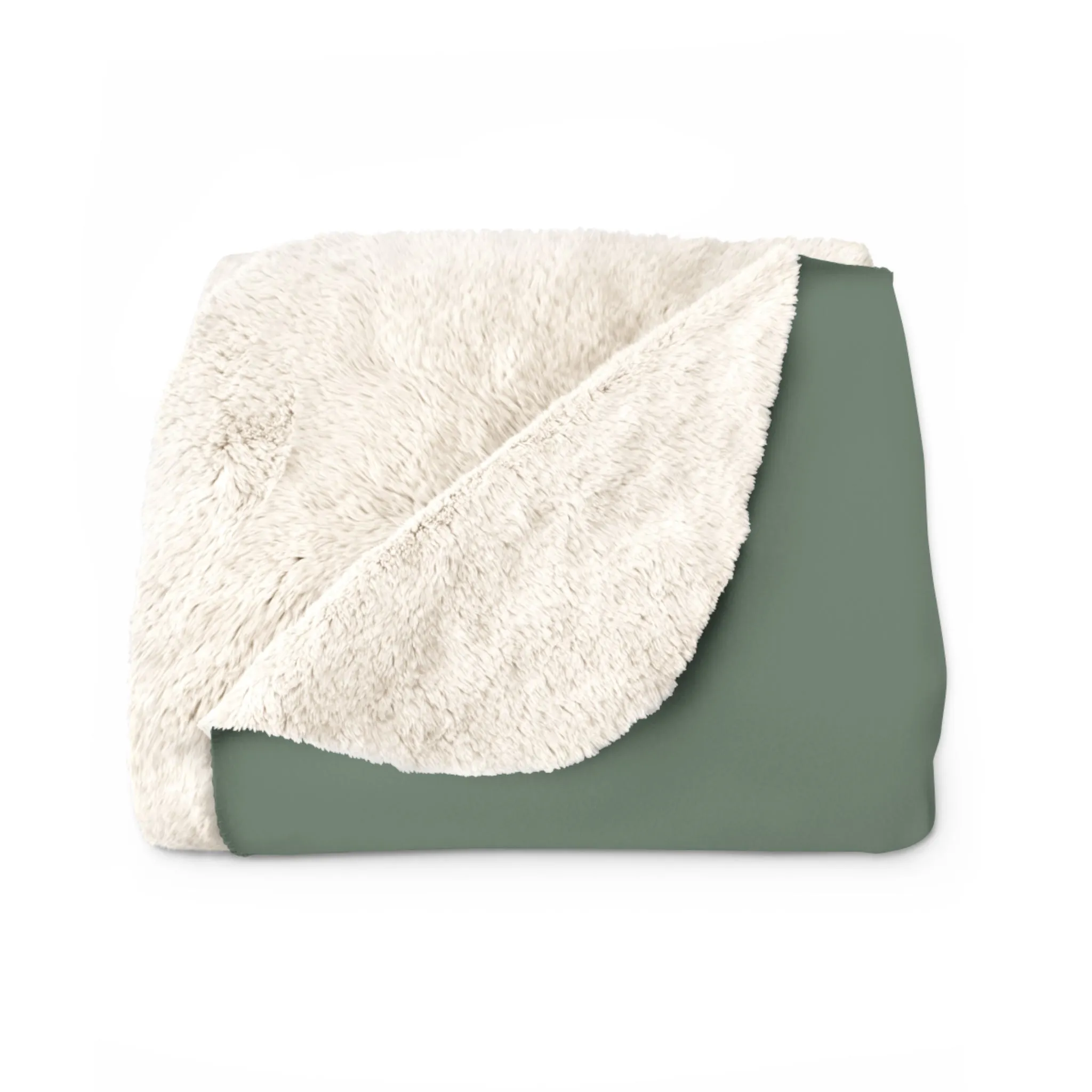 The Fish Whisperaah Sherpa Fleece Blanket - Green