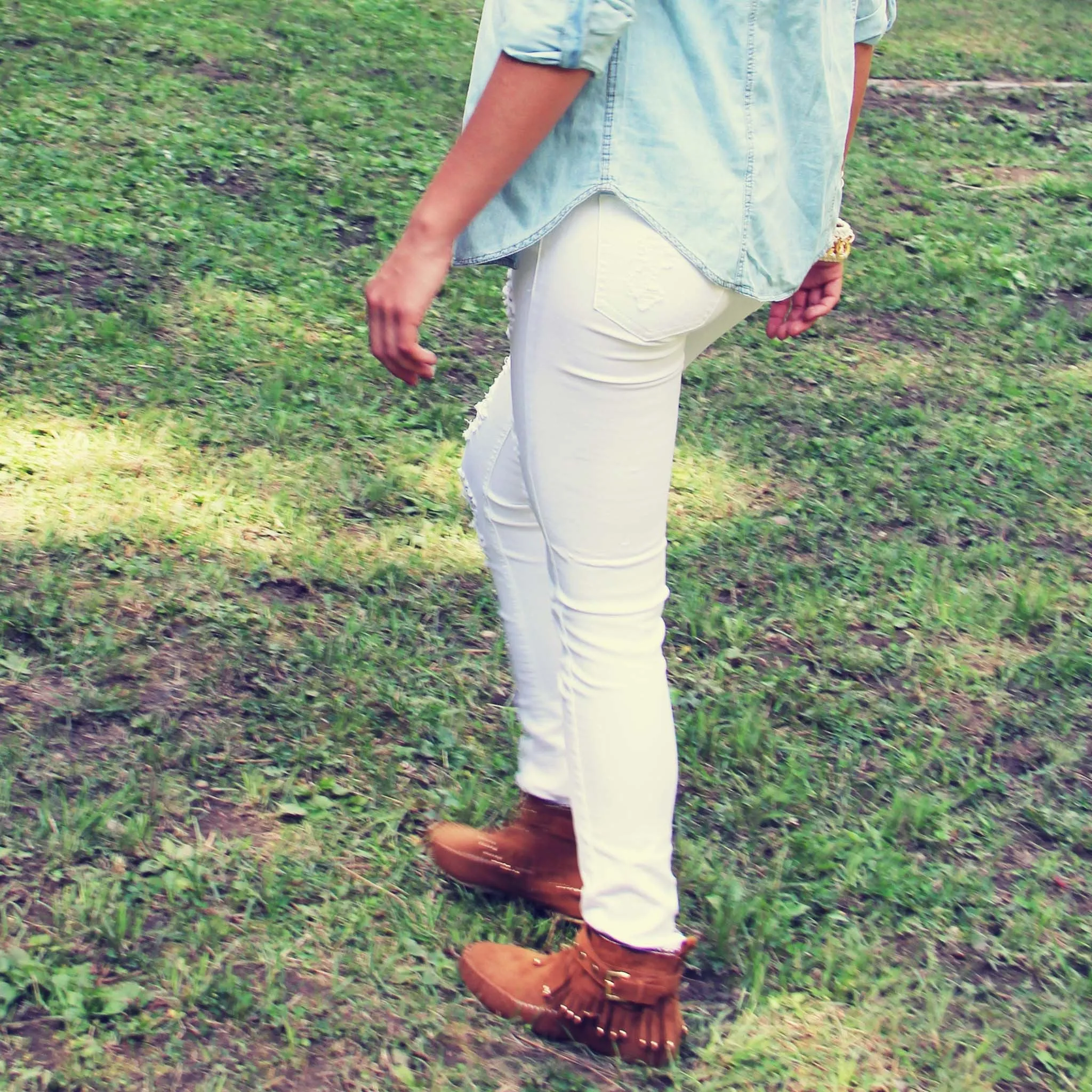 The Joey Destructed Skinny Jean